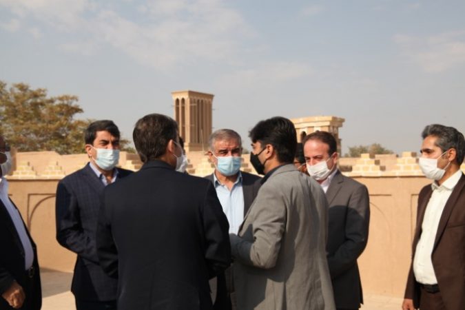 افتتاح اقامتگاه بوم گردی گیتی یزد با حضور دکتر جوکار و دکتر جمالی نژاد
