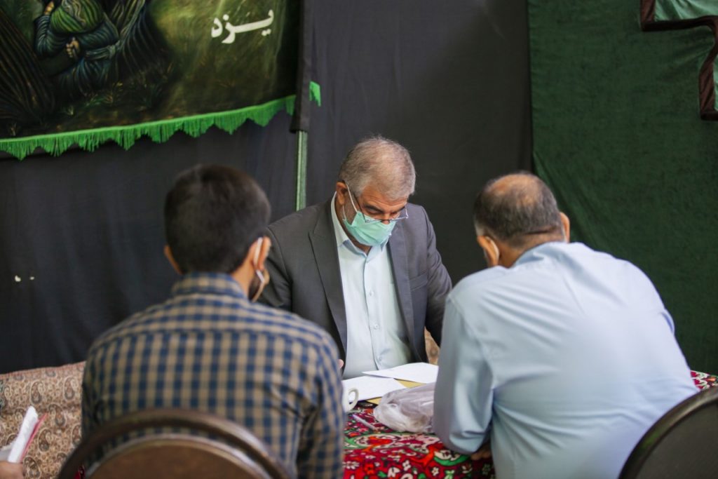 دیدار مردمی دکتر جوکار در «حسینیه امام رضا (ع)»