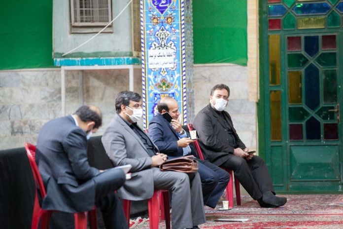 دیدار مردمی محمدصالح جوکار در حسینیه سلسبیل 