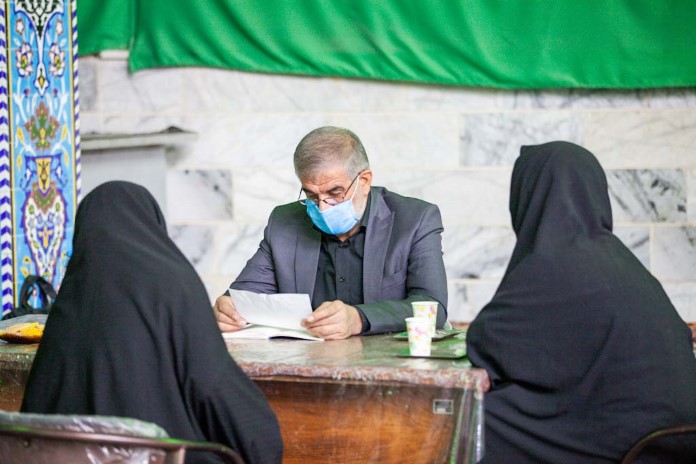 دیدار مردمی محمدصالح جوکار در حسینیه سلسبیل 