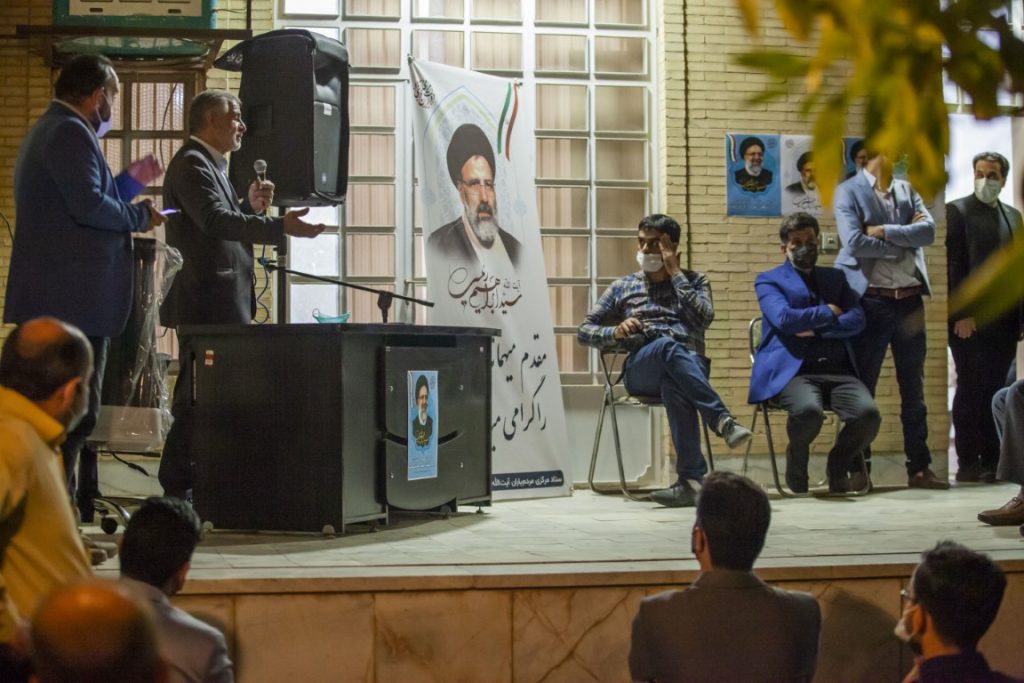 جوکار در  افتتاح ستاد مردمی مردم یاران آیت الله رئیسی