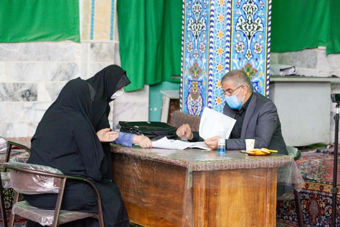 دیدار مردمی محمدصالح جوکار در حسینیه سلسبیل